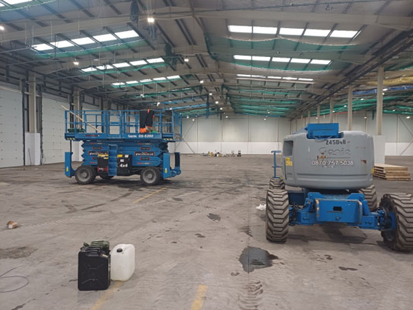 A large premises in Aston, Birmingham, being renovated and containing valuable equipment and materials, making void property inspection essential.